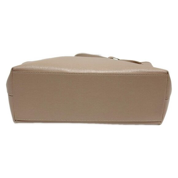 Auth FURLA - Light Pink Leather Shoulder Bag - Picture 8 of 9